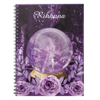 Mystic Crystal Ball Fortune Teller Notebook