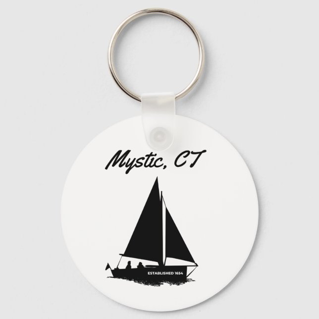 Mystic CT Keychain (Front)