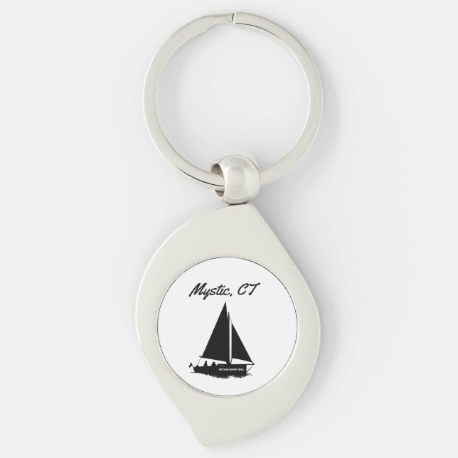 Mystic CT Keychain (Front)