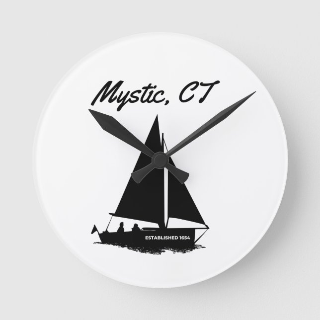 Mystic CT Round Clock (Front)