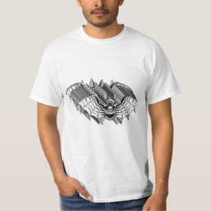 Mystic Death Moth – Horror Ink Style Illustration T-Shirt