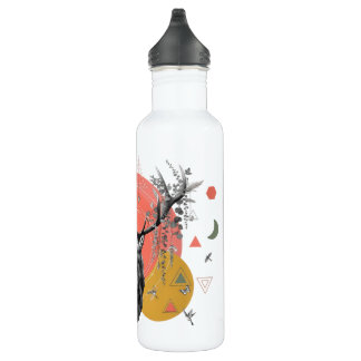 Mystic Deer Collage 710 Ml Water Bottle