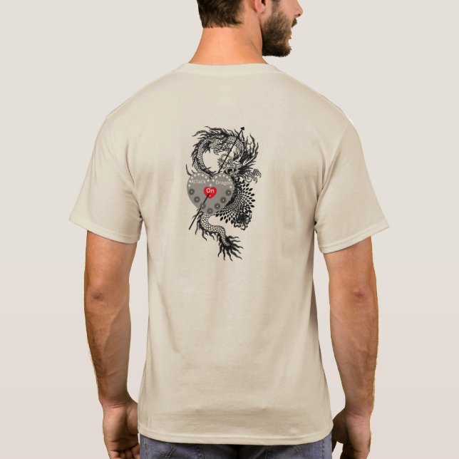 "Mystic Dragon Graphic Tee – Bold and Fearless Sty (Back)