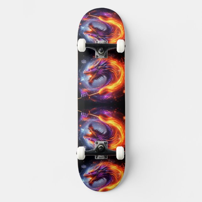 Mystic Dragon Skateboard (Front)