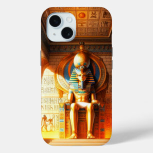  Mystic Echoes–4D Anime Egyptian  iPhone 15 Case