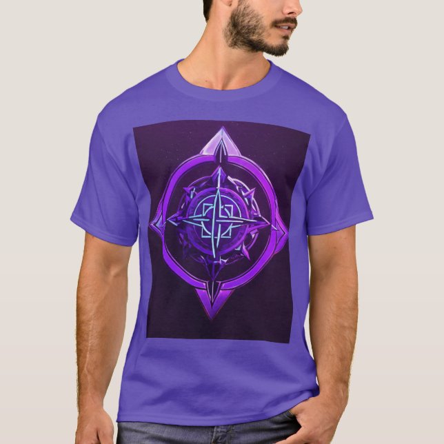 Mystic Emblem – Purple Symbol Tee (Front)