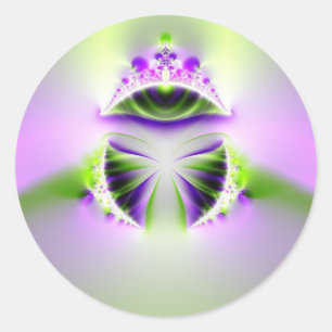 mystic eye classic round sticker