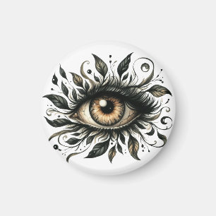Mystic Eye Magnet   Surreal Art Fridge Magnet