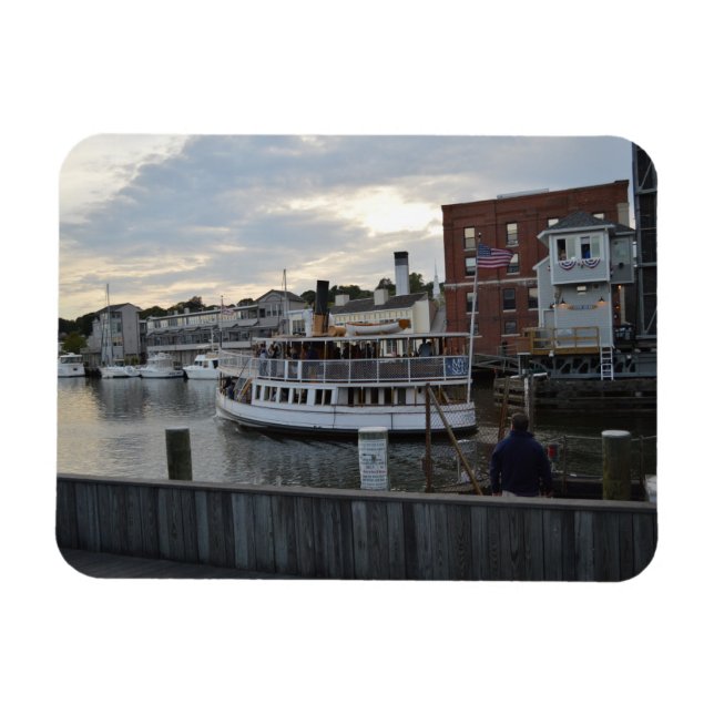 Mystic Ferry Magnet (Horizontal)