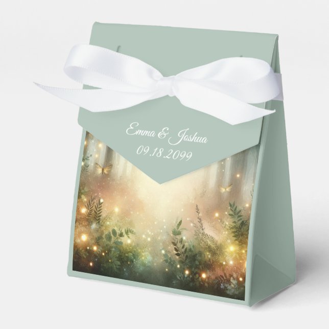 Mystic Forest Meadow Magic Favor Box (Front Side)