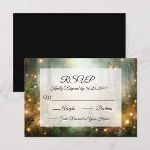 Mystic Forest Meadow Magic RSVP Card