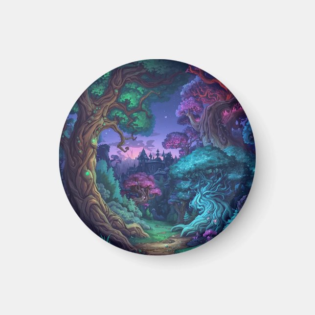Mystic Forest Realm Magnet (Front)