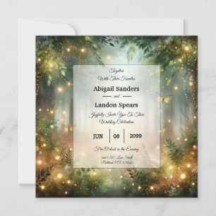 Mystic Forrest Meadow Magic Invitation