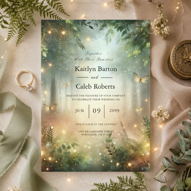 Mystic Forrest Meadow Magic Invitation (Creator Uploaded)