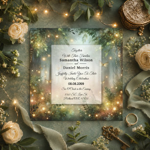 Mystic Forrest Meadow Magic Invitation