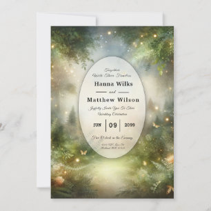 Mystic Forrest Meadow Magic Invitation