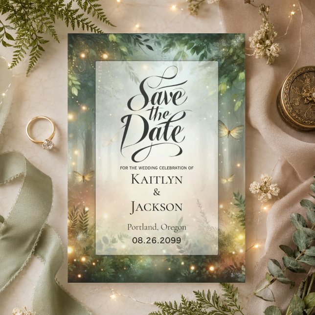 Mystic Forrest Meadow Magic Save The Date (Creator Uploaded)