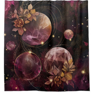 Mystic Galaxy Crystal Planet Purple Space