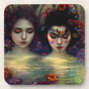 Mystic Garden:  Floral Dreams  Coaster