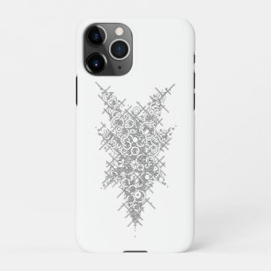 Mystic Geometric Black Ink Phone Case