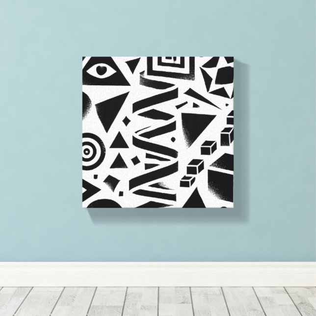 Mystic Graphics for Inspired Interiors Canvas Print (Insitu(Wood Floor))