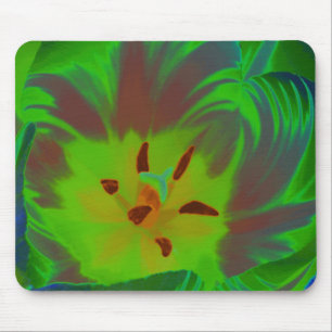 Mystic Green Tulip Mousepad