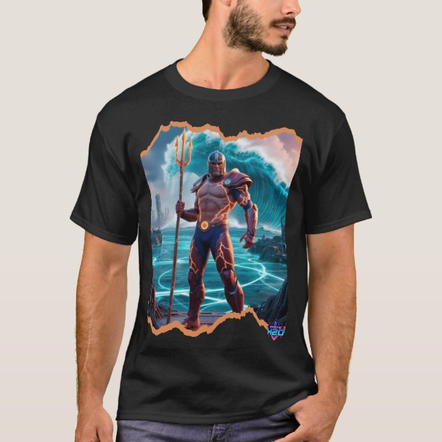 Mystic H2O King of Atlantis Design T-Shirt (Front)