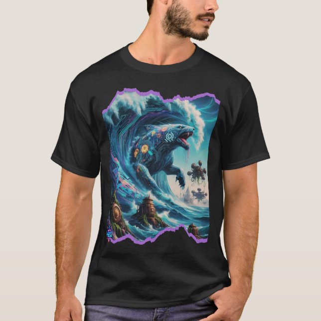 Mystic H2O Neptunes' Beast Design T-Shirt (Front)