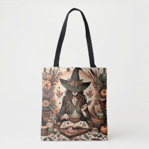 Mystic Herbalist: The Art of Witchcraft and Healin Tote Bag