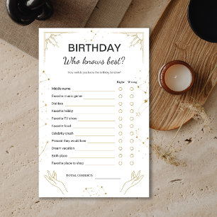 Mystic Horoscope Moon Birthday Party Game