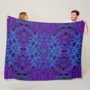 Mystic In Blue Fleece Blanket