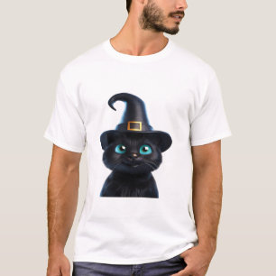Mystic Kitty  Chat d'Halloween T-Shirt Classique