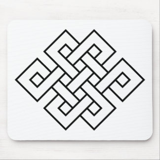Mystic Knot - B&W 1 Mouse Pad