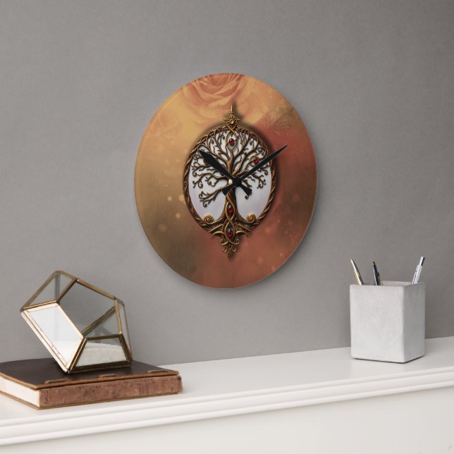 Mystic Life of Tree Large Clock (Office)