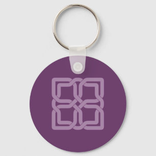 Mystic Lilac celtic knot Keychain