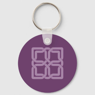 Mystic Lilac celtic knot Keychain