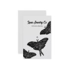 Mystic Luna Moth Bijoux Carte de visite
