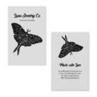 Mystic Luna Moth Bijoux Carte de visite