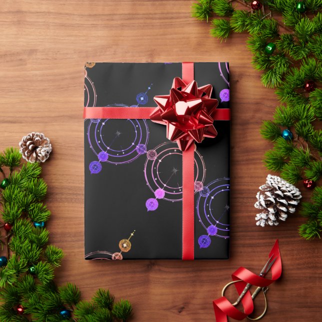 Mystic Magic Circles Wrapping Paper (Holiday Gift)