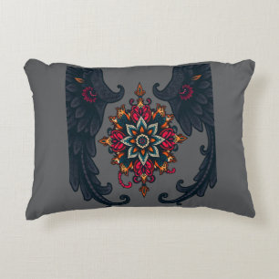 Mystic Mandala Elephant Art Accent Pillow