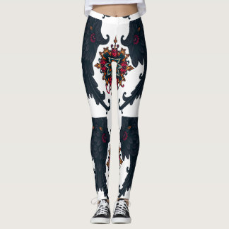 Mystic Mandala Elephant Art Leggings