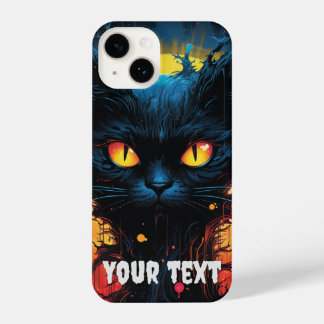 Mystic Midnight Feline iPhone 14 Case