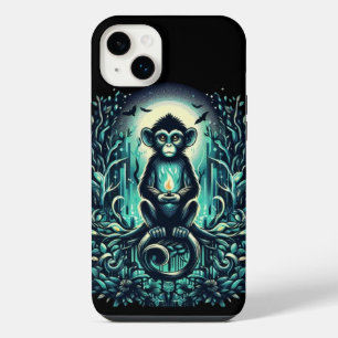 Mystic monkey in the Enchanted Forest iPhone 14 Plus Case