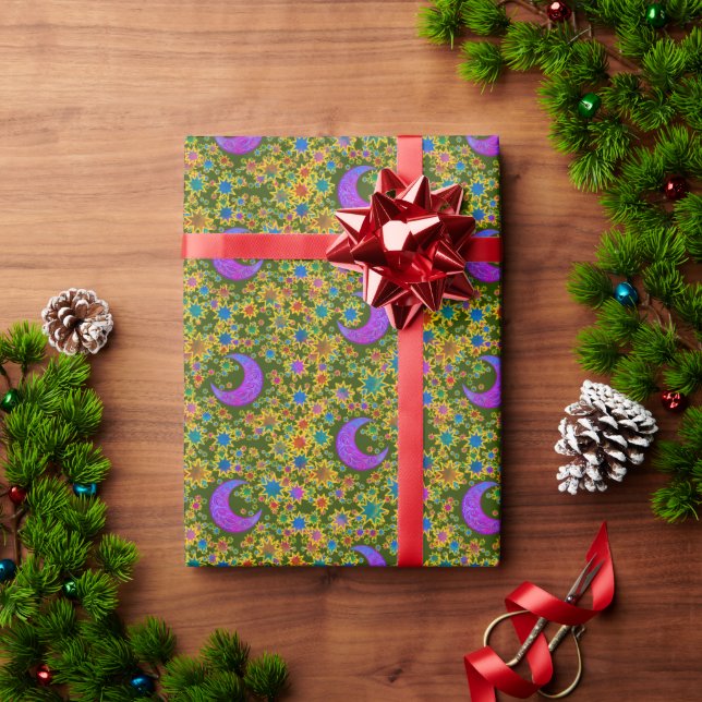 Mystic Moon Growth Wrapping Paper (Holiday Gift)