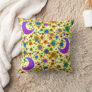 Mystic Moon Soul Light Throw Pillow