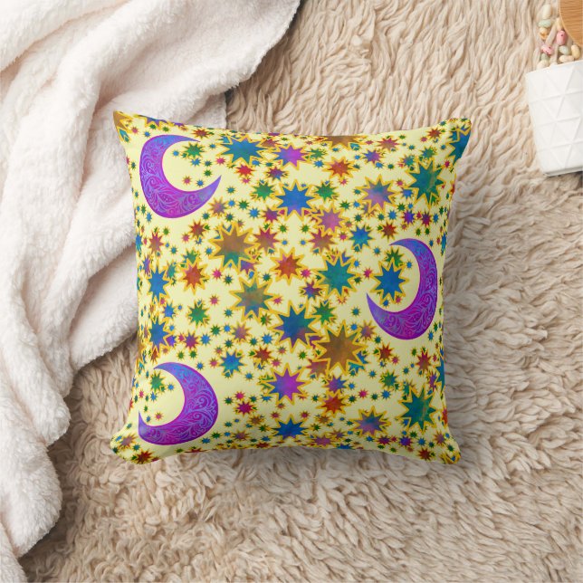 Mystic Moon Soul Light Throw Pillow (Blanket)