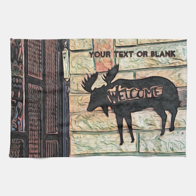 Mystic Moose Kitchen Towel (Horizontal)