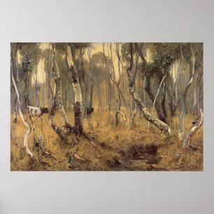 Mystic Morn Hans Heysen 1904 South Australia  Poster
