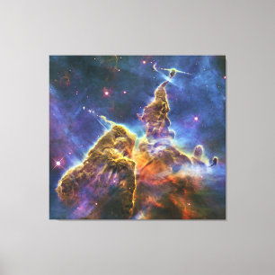Mystic Mountain Carina Nebula HH 901 HH 902 Canvas Print