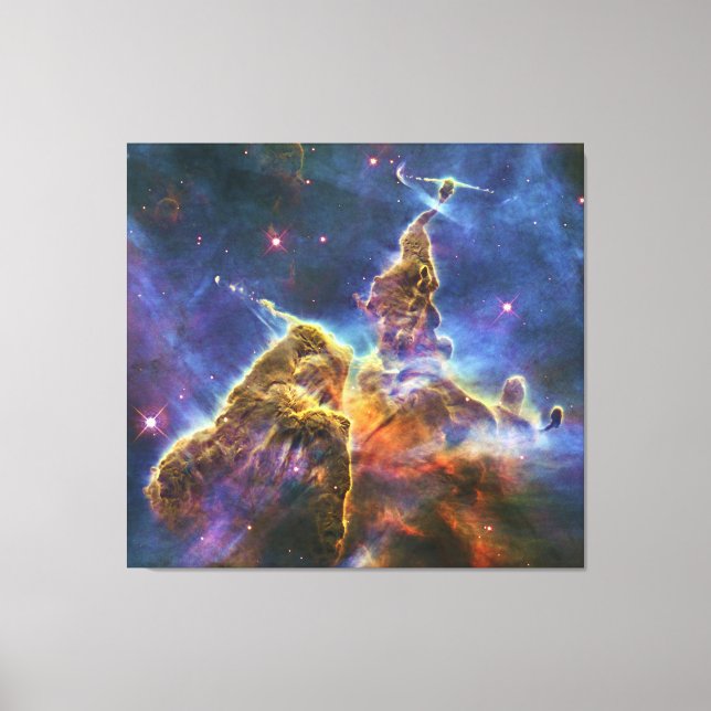 Mystic Mountain Carina Nebula HH 901 HH 902 Canvas Print (Front)